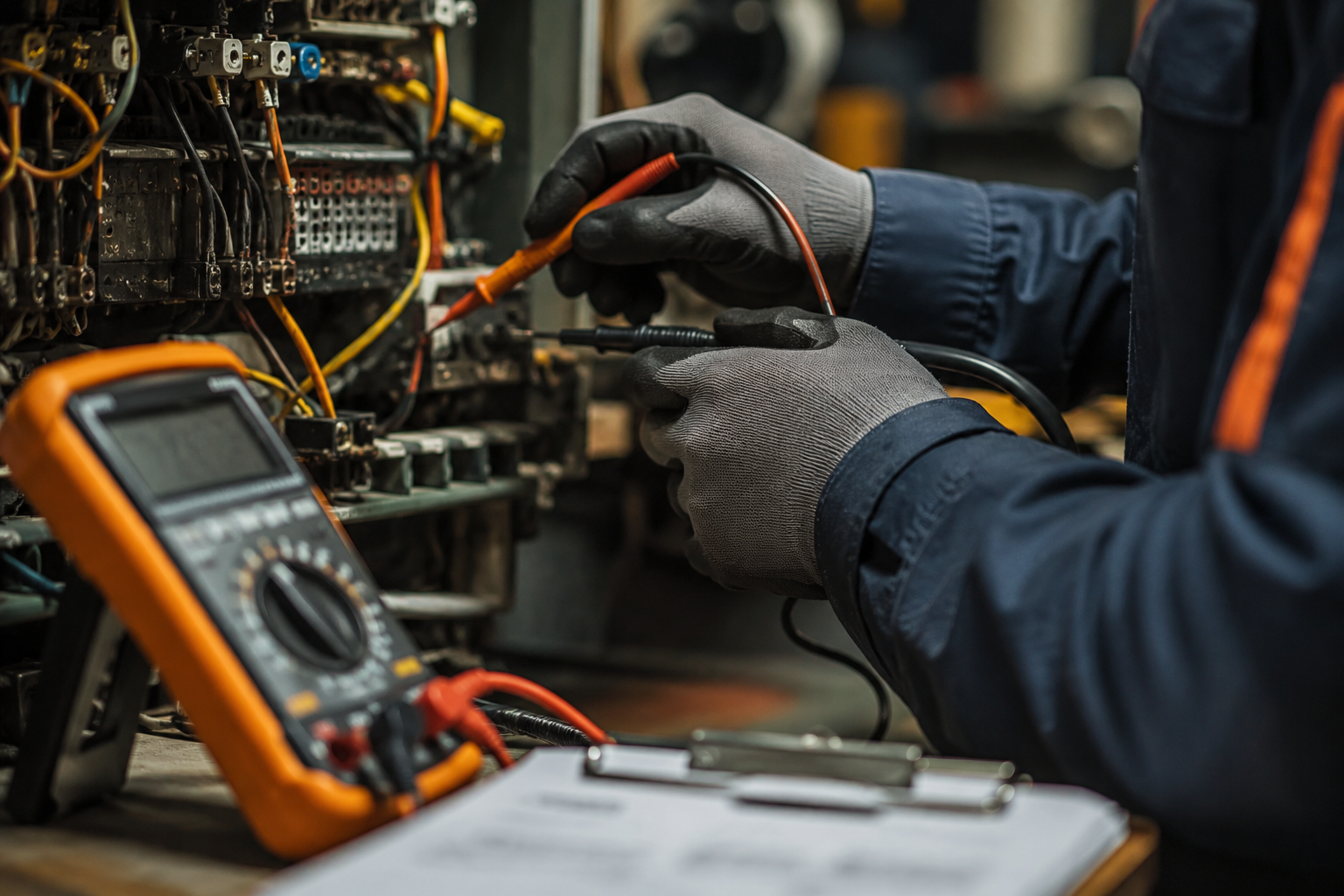 Skilled worker's competency being verified on site